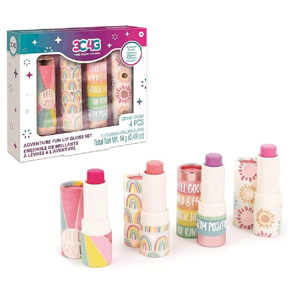 ميك ات ريل ملمع شفاه 4 قطع المكياج والتجميل Make it Real