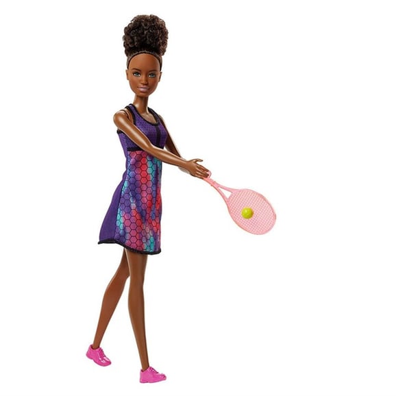 باربي دمية لاعبة التنس دمية مع اكسسوارات Barbie