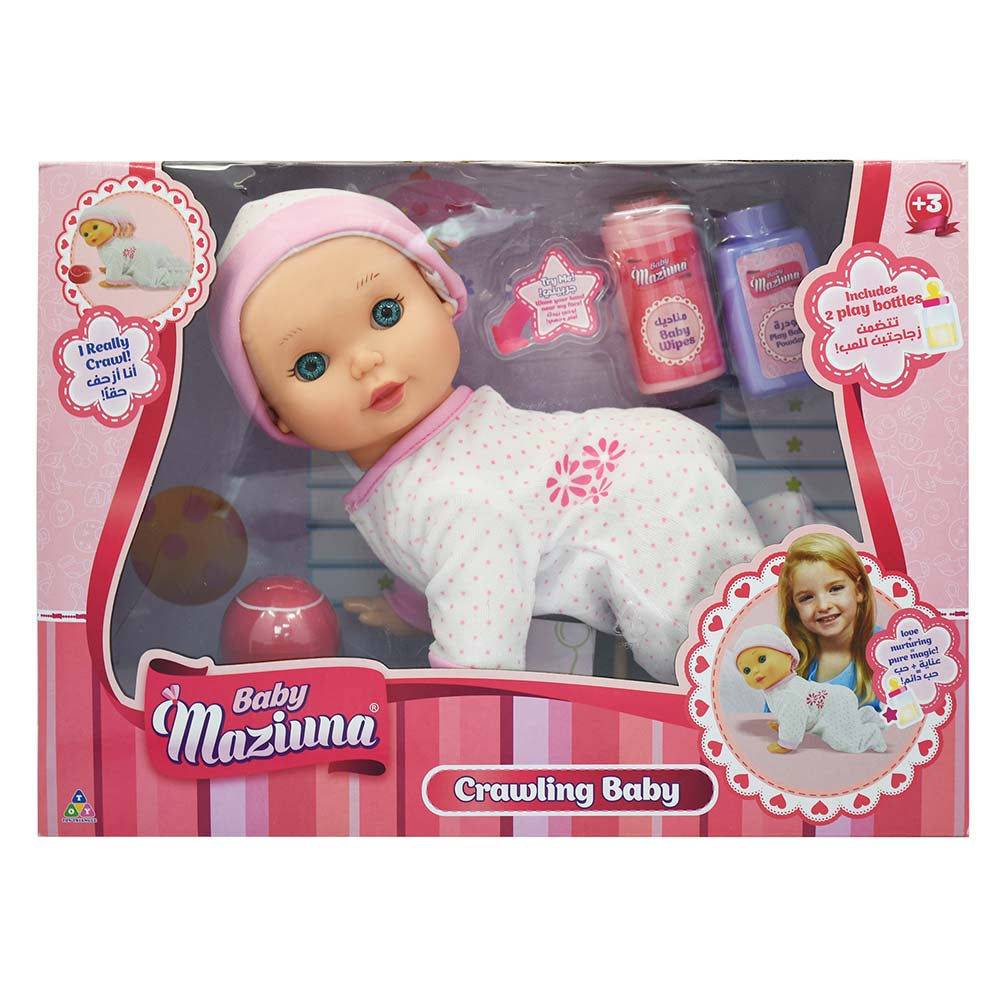 بيبي مزيونة دمية الطفل الزاحف دمى المواليد Baby Maziuna