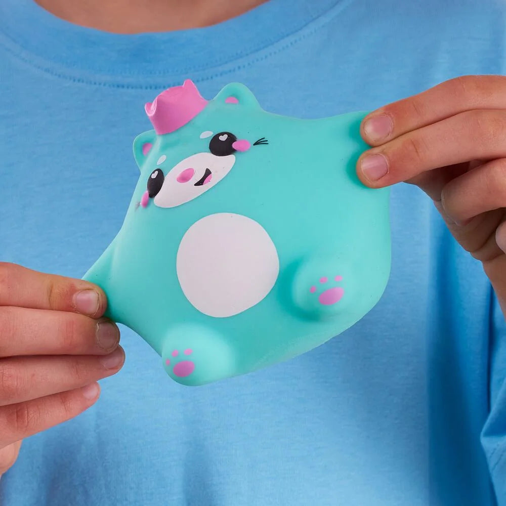 سموشزيز مجسم القطة الخضراء إزمي التمدد والضغط Smooshzees