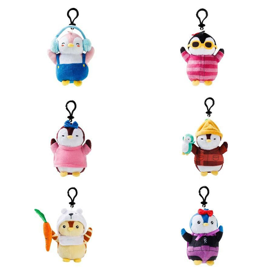 البطريق بودجي تعاليق اشكال متنوعه مجسمات الحيوانات Pudgy Penguins