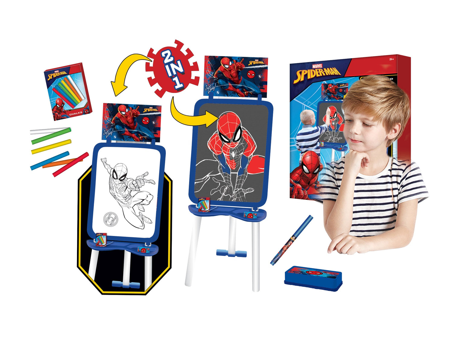 سبايدرمان سبورة وجهين سبورة Spider-Man