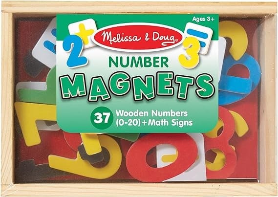 ميليسا اند دوج ارقام خشبيه مغناطيسيه 37 قطعه العاب تعليمية Melissa and Doug