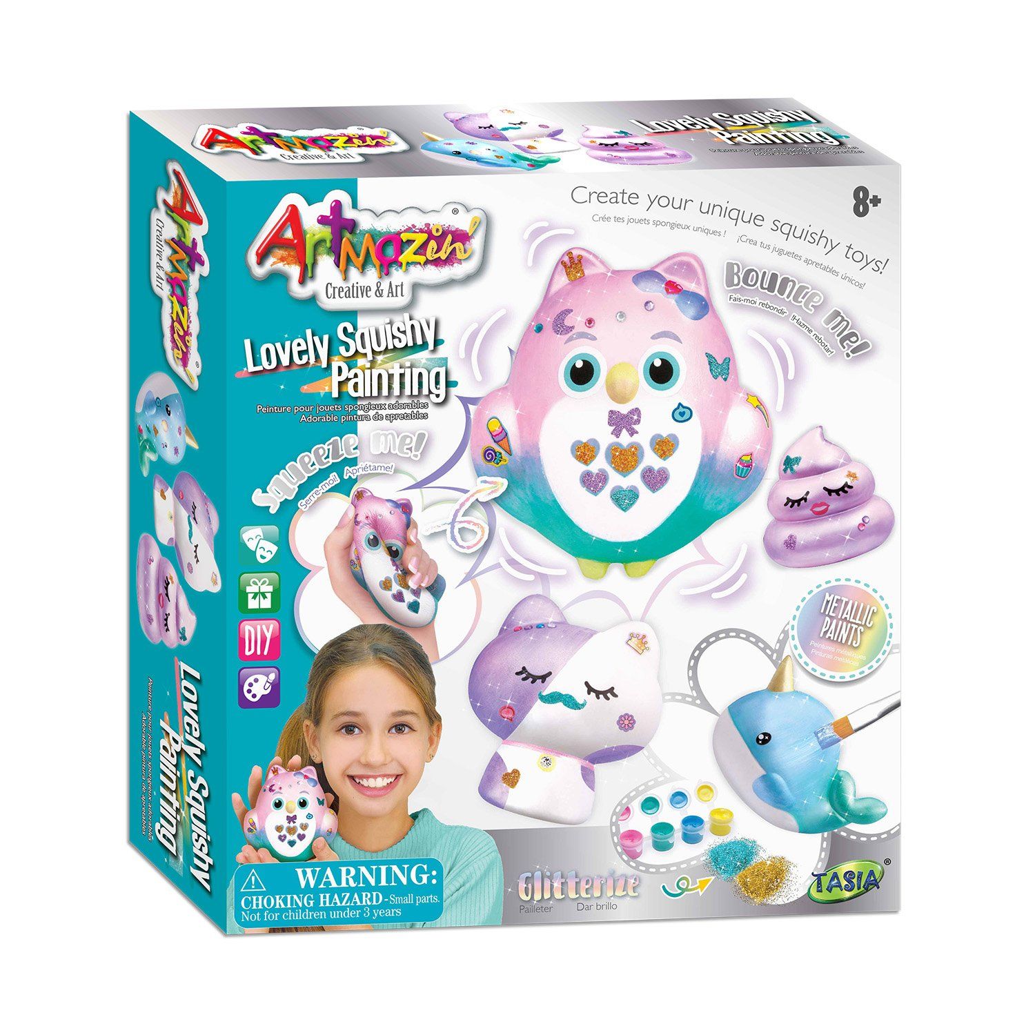 تاسيا لوحة فنية إسفنجية جميلة رسم و تلوين TASIA