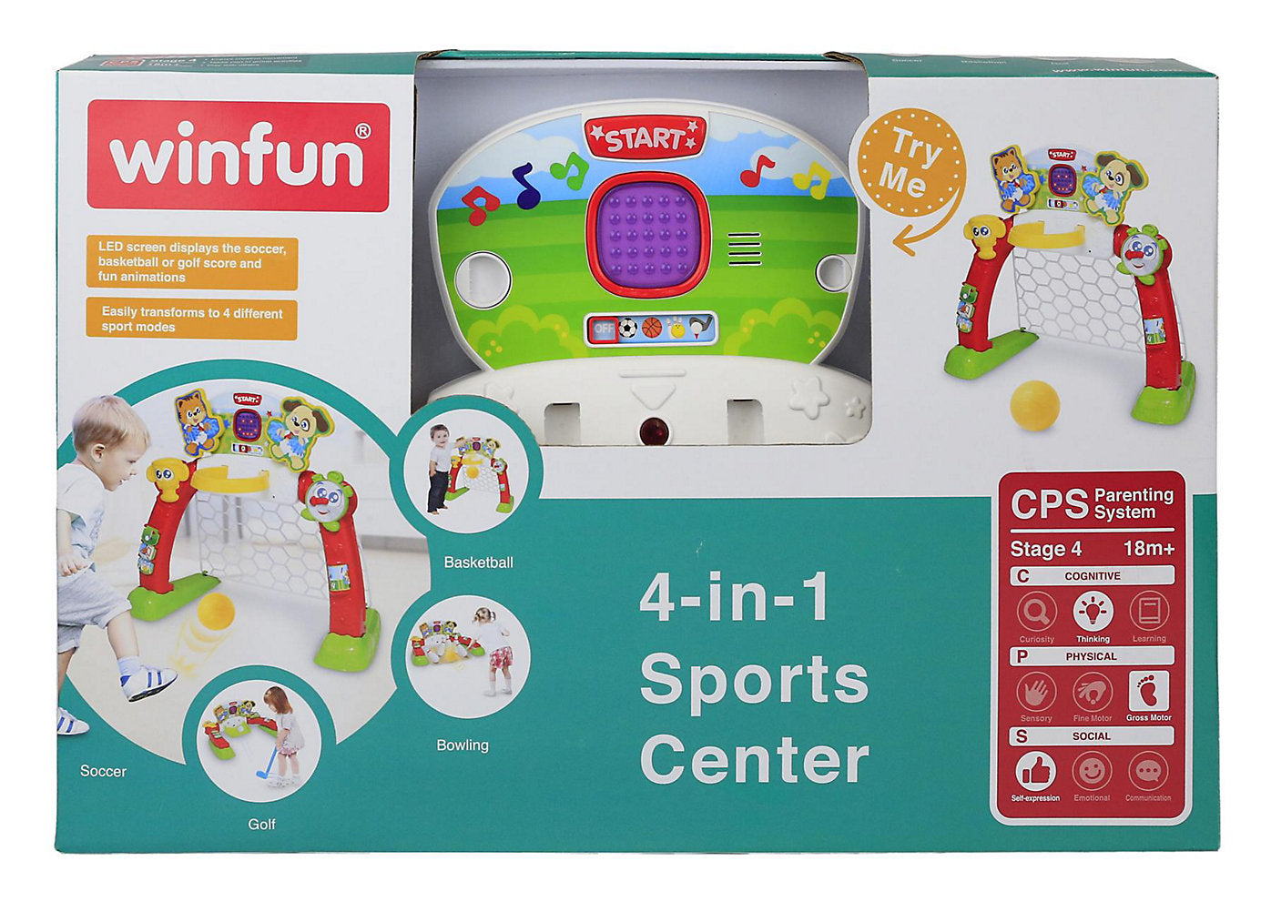 وين فن مركز رياضي 4 في 1 العاب الرياضه WinFun