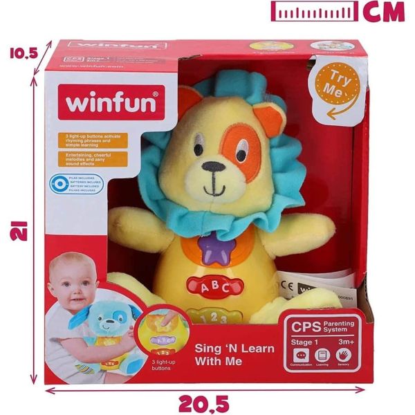 وين فن لعبة غني وتعلم مع الأسد سيز الالعاب القطنية WinFun