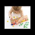 فيجا مجموعة ارقام خشبية للعد والمطابقة العاب تعليمية VIGA