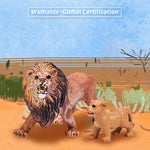 أنيمال بلانيت مجسم الأسد والشبل مجسمات الحيوانات Animal Planet