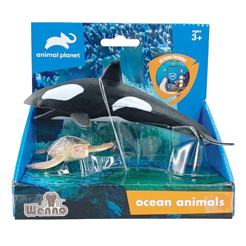 أنيمال بلانيت مجسم الحوت والسلحفاة مجسمات الحيوانات Animal Planet