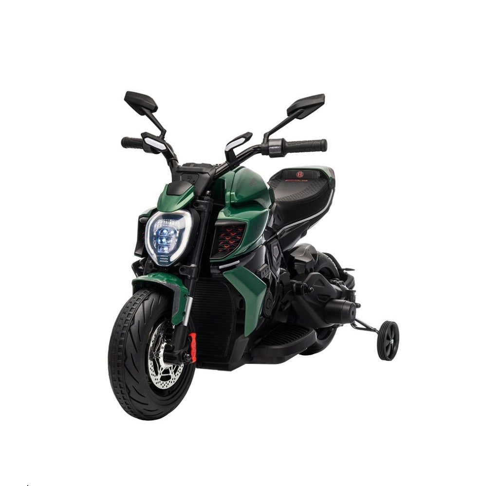 بنتلي دوكاتي دباب عجلتين كهربائي لون أخضر سيارة كهربائية SJ Ride-On
