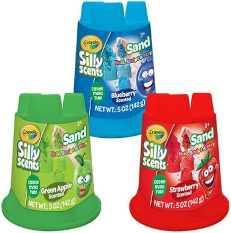كرايولا قلعة الرمل المعطرة 142 غرام الوان متنوعه الصلصال والمعجون Crayola