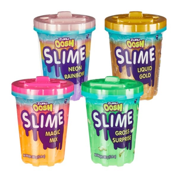 زورو طقم سلايم مغناطيسي مكون من 4 قطع الوان متنوعه سلايم Zuru