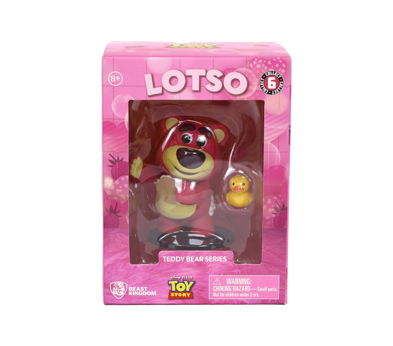 يومي مجسم الدب لوتس مع بطه 10 سم شخصيات كرتونية YME