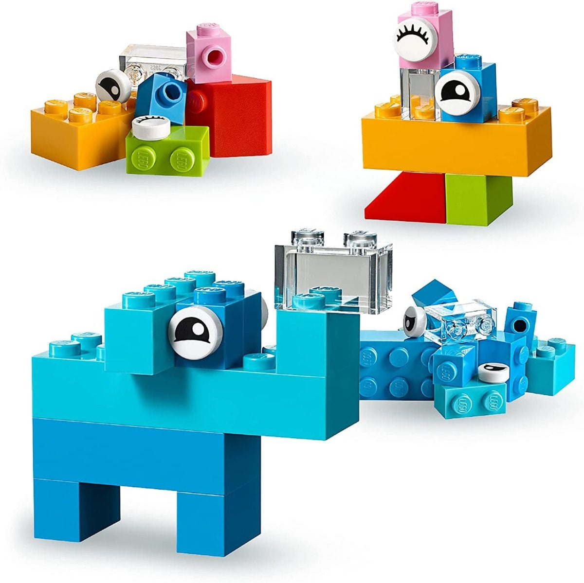 ليجو كلاسيك مكعبات الحقيبة المبتكرة مكعبات التركيب LEGO