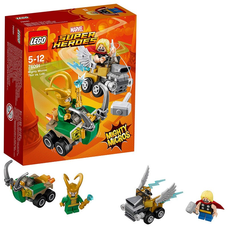 ليجو مارفل مكعبات الابطال الخارقين ثور ضد لوكي مكعبات التركيب LEGO
