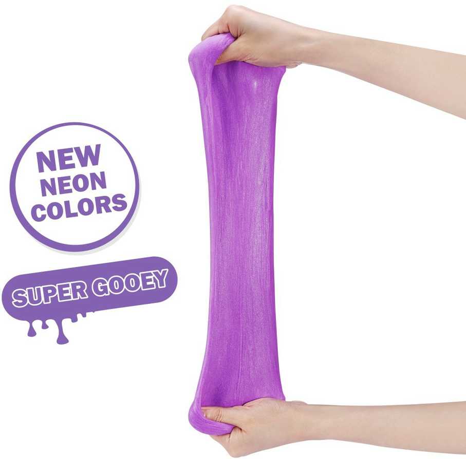 زورو طقم سلايم مغناطيسي مكون من 4 قطع الوان متنوعه سلايم Zuru